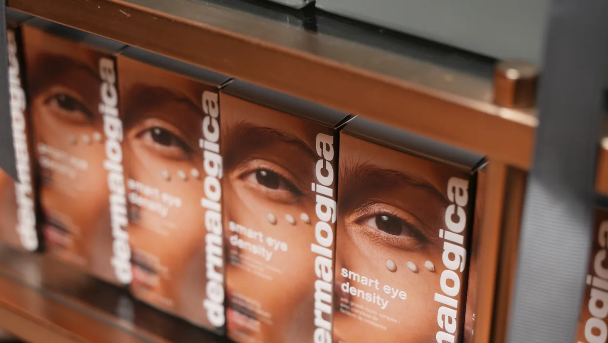 Dermalogica Smart Eye Density cartons on the shelf at the Harrods masterclass