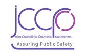 JCCP — Joint Council for Cosmetic Practitioners, Assuring Public Safety badge