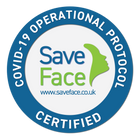 Save Face COVID-19 Operational Protocol Certified badge