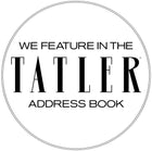 Featured in the Tatler Address Book badge