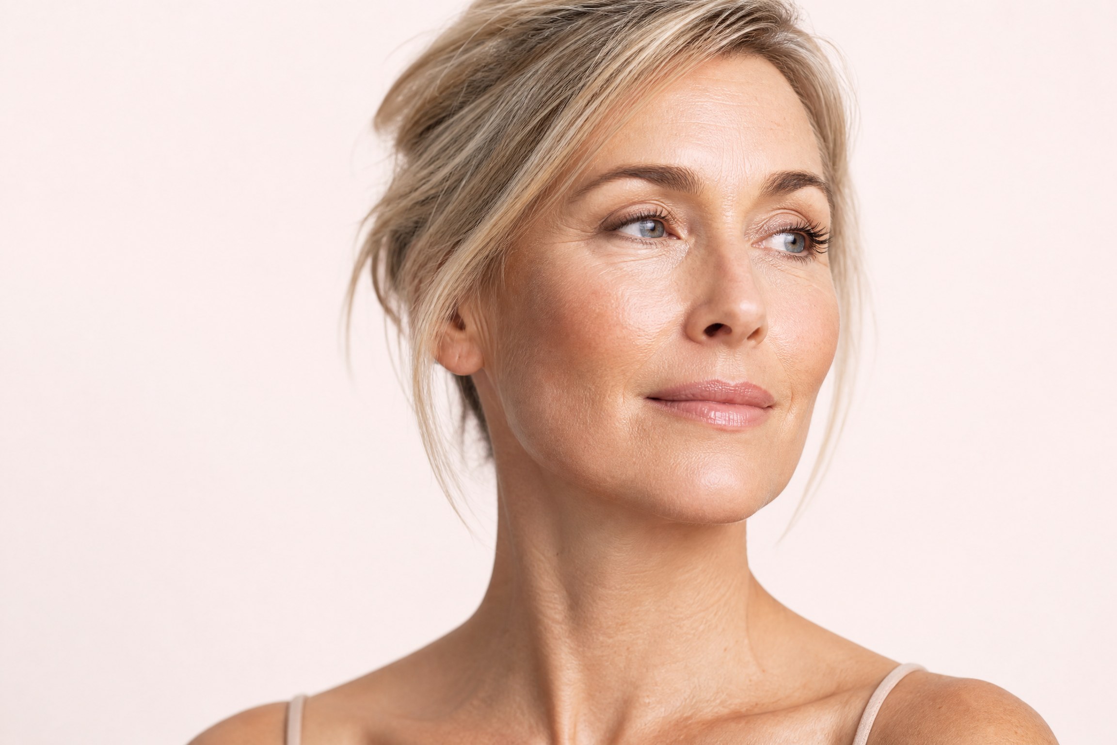 Defined jawline and firm skin — sagging skin and skin laxity treatments at Facial Sculpting London